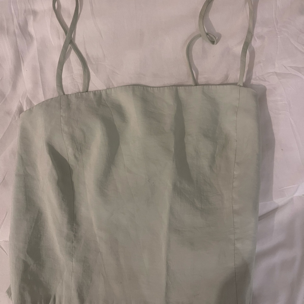 Zara Mint Green Skirt with Drawstring